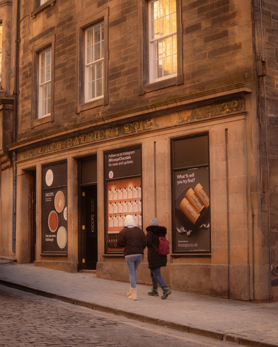 KnoopsChocolate's tweet photo. We're so excited about Edinburgh, that we're opening two stores, one after the other. The first will be in the Old Town, on Victoria Street, and the second in the New town, on George Street ๐ซ
Keep up to date https://t.co/DvdiR6oJpW
#edinburghfoodie #edinburghcoffee https://t.co/mcw0MJkCe9
