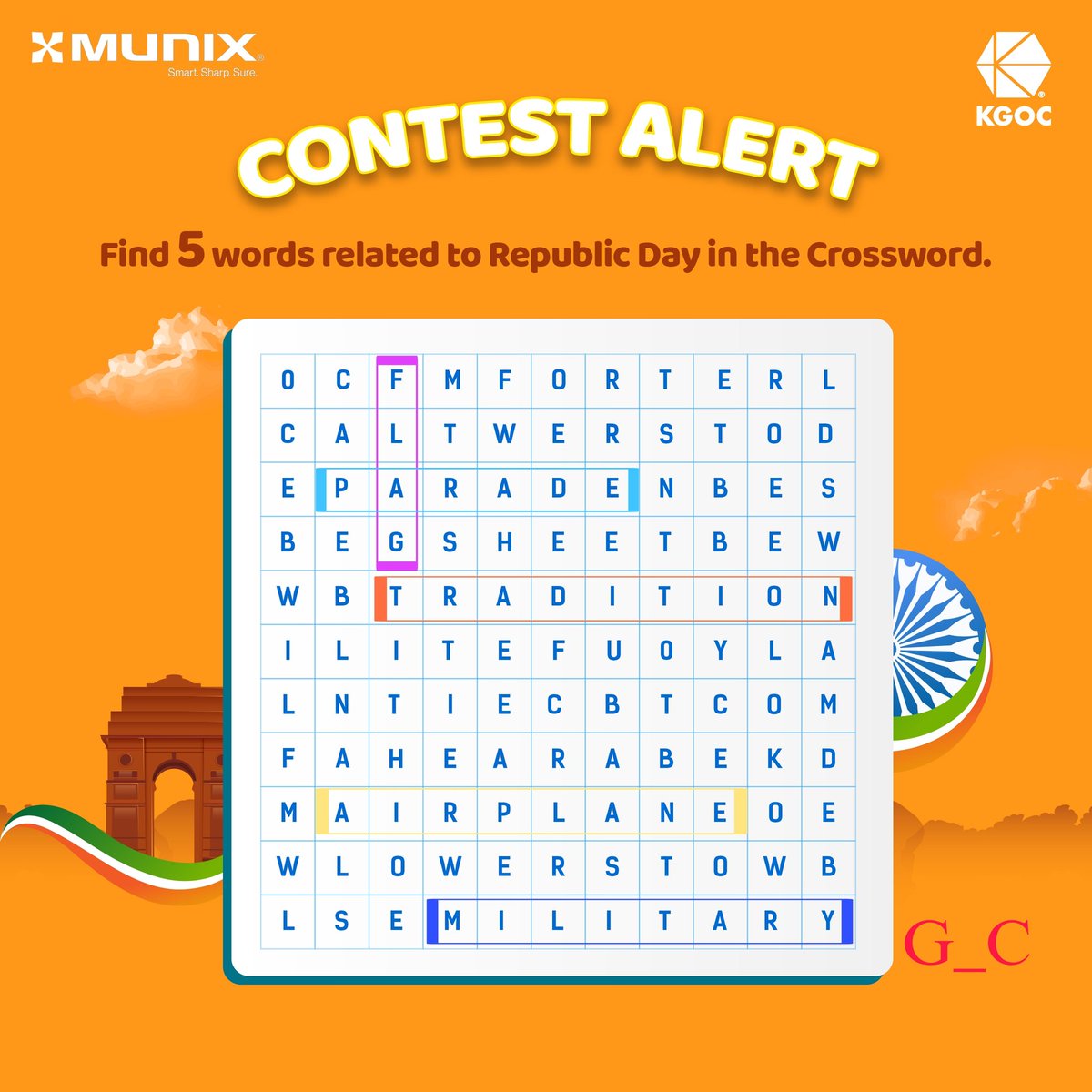 Lovely_Men4's tweet image. Answers👇
1. Parade
2. Military
3.Airplane
4. Tradition
5. Flag
#Munix #ContestAlert #Contest #Contest2024 #RepublicDayContest #ContestIndia #MunixContest
 
Tag :-
@KhareDivyesh
@daadaaji 
@HimanshuWo1 
Thankyou team🫂😍