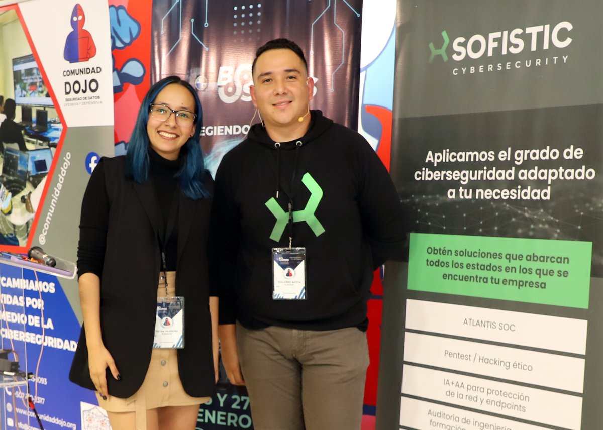 Sofistic's tweet photo. 🎙 El pasado viernes, nuestros compañeros y expertos Yiseika Saavedra y Guillermo Batista participaron en @BSidespa con una interesante charla titulada "Dissecting a RAT - Análisis de AndroRAT".
 
En la conferencia exploraron el intrigante panorama de amenazas vinculado a las RATs, subrayando la creciente importancia de la ciberseguridad móvil. Analizaron detalladamente el funcionamiento de las RATs, las motivaciones de los atacantes y los métodos de distribución. Además, presentaron una demo con DogeRAT para resaltar la relevancia del #threathunting, el análisis de APKs maliciosas y, también, proporcionaron medidas prácticas de prevención.

Muchas gracias a los asistentes y esperamos lo disfrutaran tanto como nosotros 🤗

@comunidaddojo