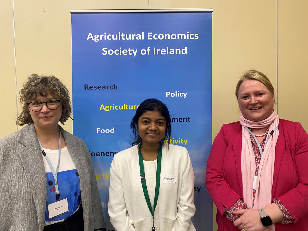 Agricultural Economics Society of Ireland (@ageconsoc_irl) on Twitter photo Congratulations to <a href="/teagasc/">Teagasc</a> Walsh Scholar <a href="/CYogarajah23604/">Chathurrdhika Yogarajah</a> for winning the Teagasc REDP sponsored 1 year PhD prize at the Early Career Day. Huge amount of work accomplished in only a few months! Prize presented by AESI president <a href="/FionaThorne6/">Fiona Thorne</a> and president-elect <a href="/Erin_S_Sherry/">Erin Sherry</a> 🏆 Congratulations to <a href="/teagasc/">Teagasc</a> Walsh Scholar <a href="/CYogarajah23604/">Chathurrdhika Yogarajah</a> for winning the Teagasc REDP sponsored 1 year PhD prize at the Early Career Day. Huge amount of work accomplished in only a few months! Prize presented by AESI president <a href="/FionaThorne6/">Fiona Thorne</a> and president-elect <a href="/Erin_S_Sherry/">Erin Sherry</a> 🏆