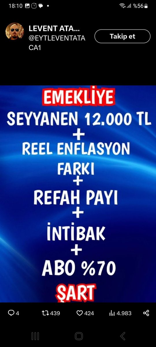 Cevahircetin34's tweet photo. Emeklinin isteği bu kadar net. 4 bin tl sadaka değil,hakkı olanı istiyor.#TümEmeklilere12BinSeyyanen #SeyyanenZam https://t.co/CYYDoX6eh9