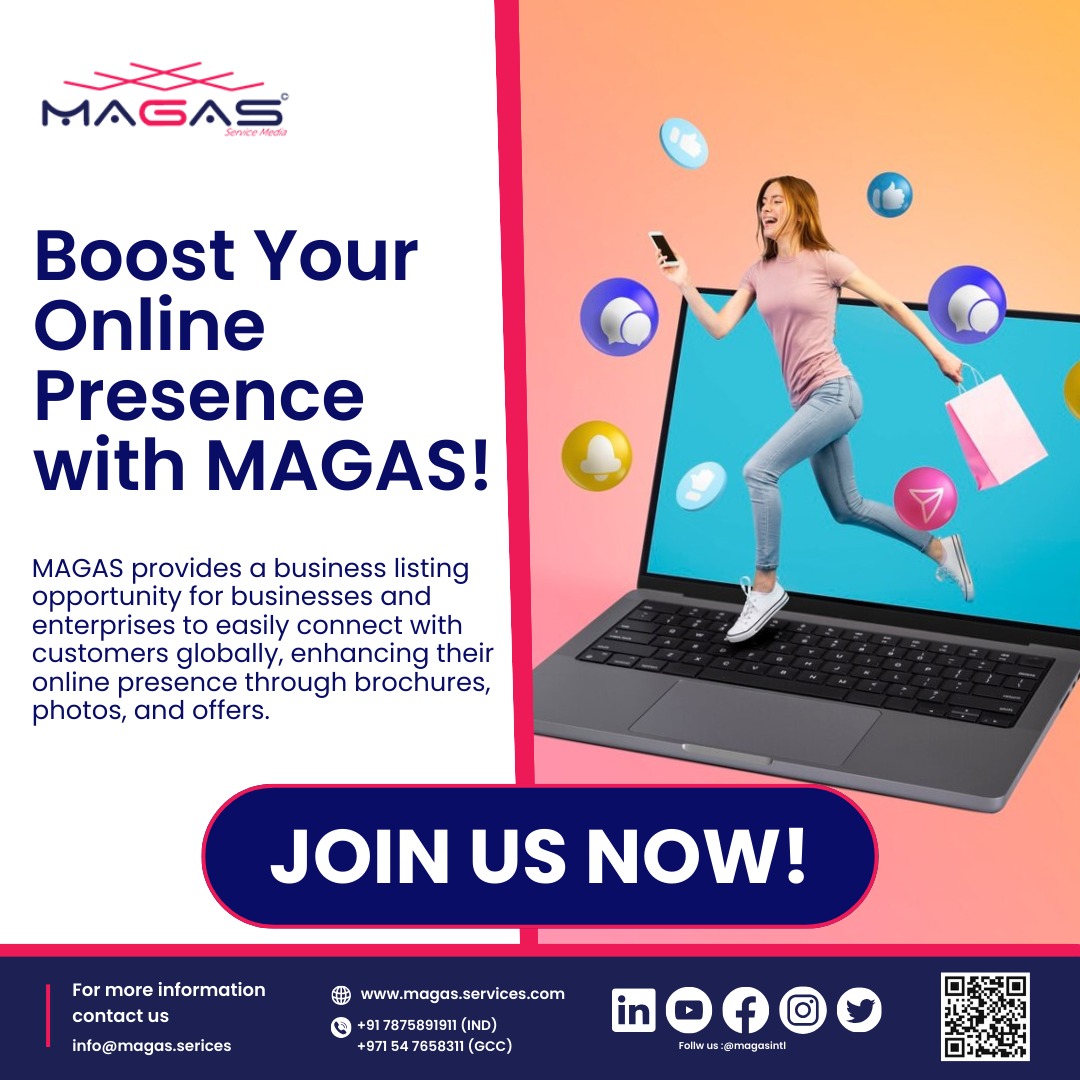 We at @magasintl provides a business listing opportunity for businesses and enterprises to easily connect with customers globally🌐
.
.
#magas #businesslisting #ListBusiness #businesssuccess #internetmarketing #internationalmarkets #uaeservices #uaemarketing #DubaiBusiness