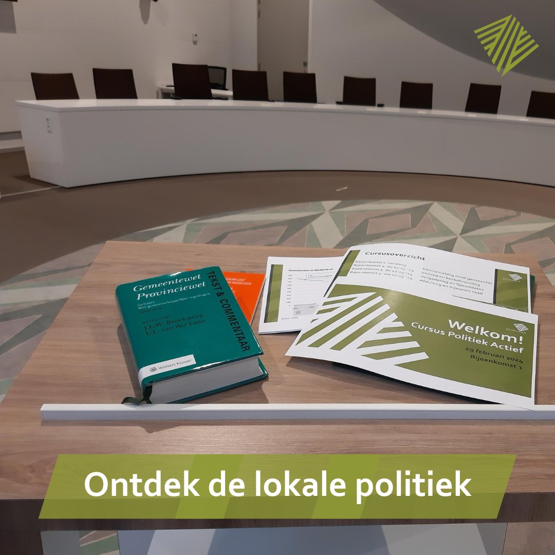 #CursusPolitiekActief | We zijn volop bezig met de voorbereidingen van de cursus Politiek Actief. Er zijn nog een paar plekken vrij ✅. Dus ben jij benieuwd hoe de gemeentepolitiek precies werkt? Meld je dan aan via ➡️ bit.ly/3TV9ZJA