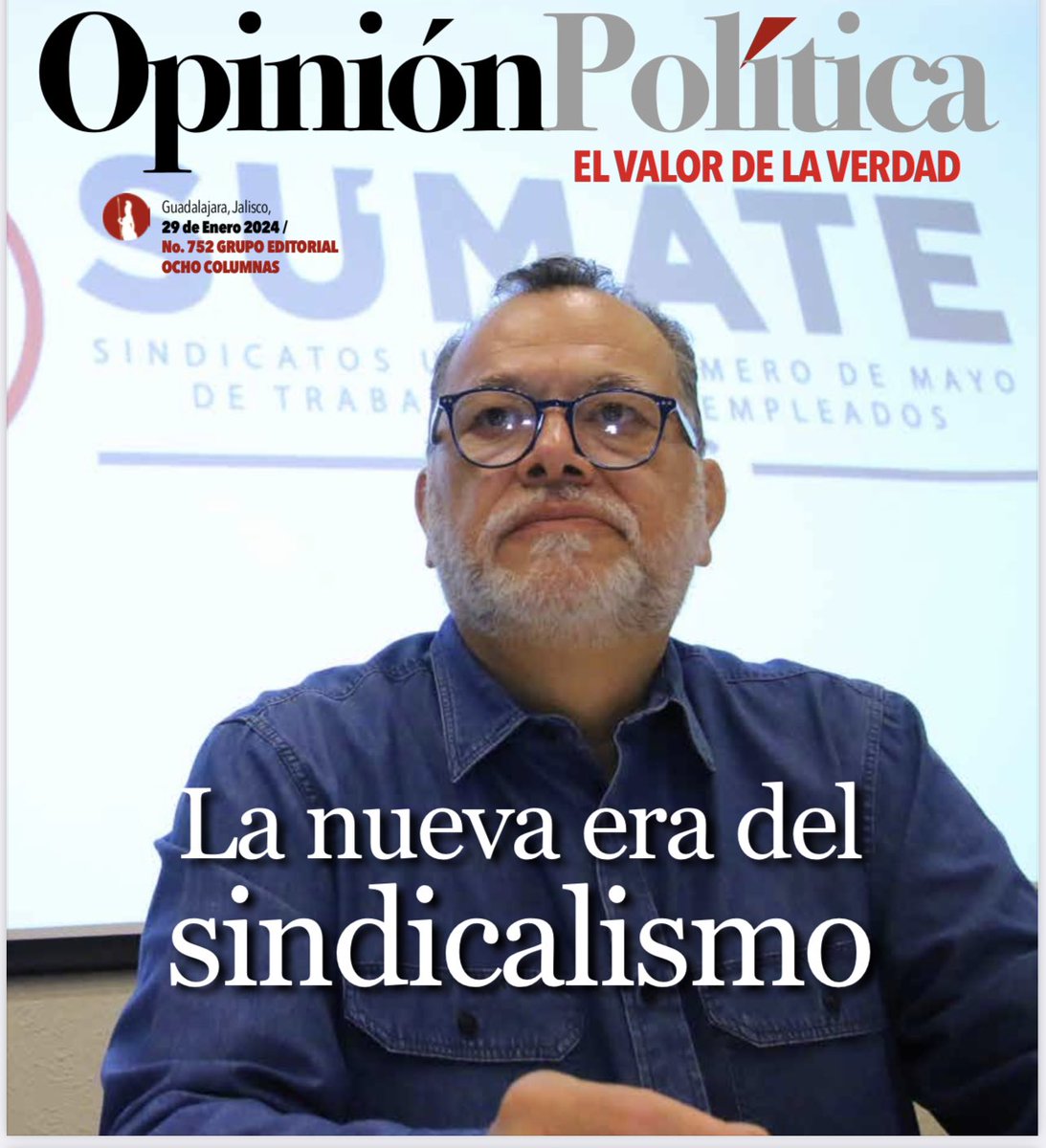 humberto_truj's tweet photo. Estoy orgulloso de los planteamientos, la firmeza y la etapa que vive el sindicalismo en #Jalisco por parte de @SUMATE y su líder @Gabriel_truj. De verdad, hay maneras distintas de hacer las cosas, de centrarse en el trabajador, su desarrollo y derechos. Echen un ojo. https://t.co/imbnbCskE1