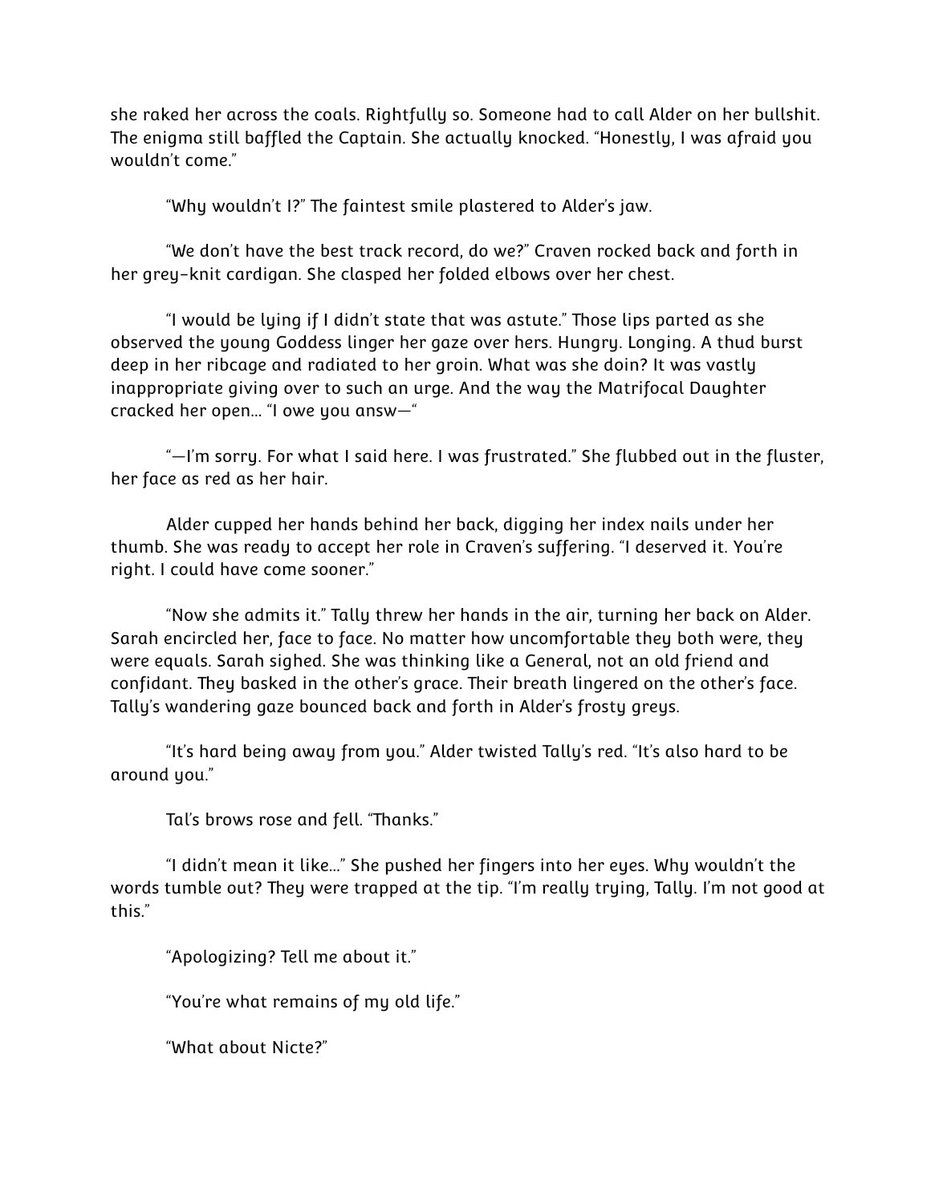 RoseBlood93's tweet photo. #Talder in chapter 19 of #ForThoseWhoDwell? Say less.

Disclaimer: This is very raw first draft before any polishing. 
I still don’t know when it will be out, but it’s not fair to keep y’all waiting without a little something

#MotherlandFortSalem #MotherlandFortSalem4 #MFSFanFic https://t.co/KwA65YtY5e