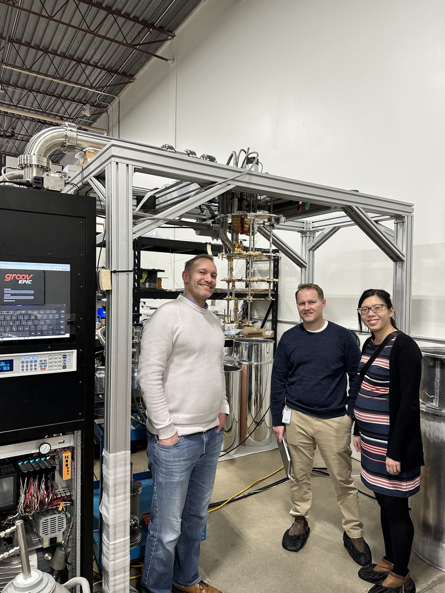 cryoZP's tweet photo. Big thanks to Marilyn Yee and Charles Gordon from @CityofEdmonton for checking out what we're up to at Zero Point Cryogenics! Edmonton is a prime spot for #cryogenics and #quantum business, and we loved diving into why.
#YEGTech #ExtraMilliKelvin #MadeInEdmonton #ColderForLonger https://t.co/UdOdg18tMl