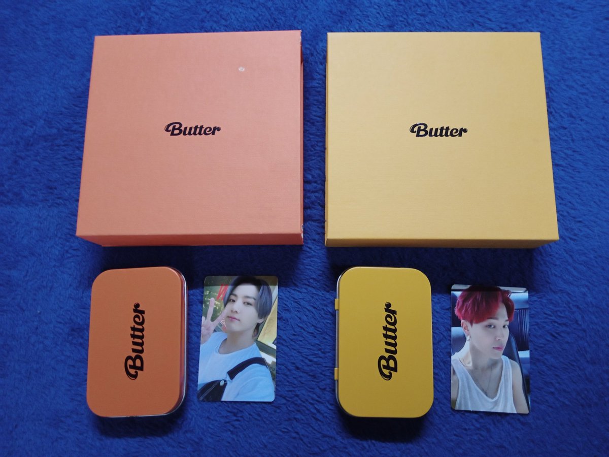 shop_whalien's tweet photo. WTS LFB PH

BTS BUTTER ALBUM 
- unsealed but with complete inclusions
- qr code not yet scanned
- w/ weverse pob

Cream version
- 900
Peaches version
- 850
Weverse POB Film strip (Suga)
- 250
Set w/ Filmstrip
- 1950
MOP: Gcash https://t.co/hsglgBFseG