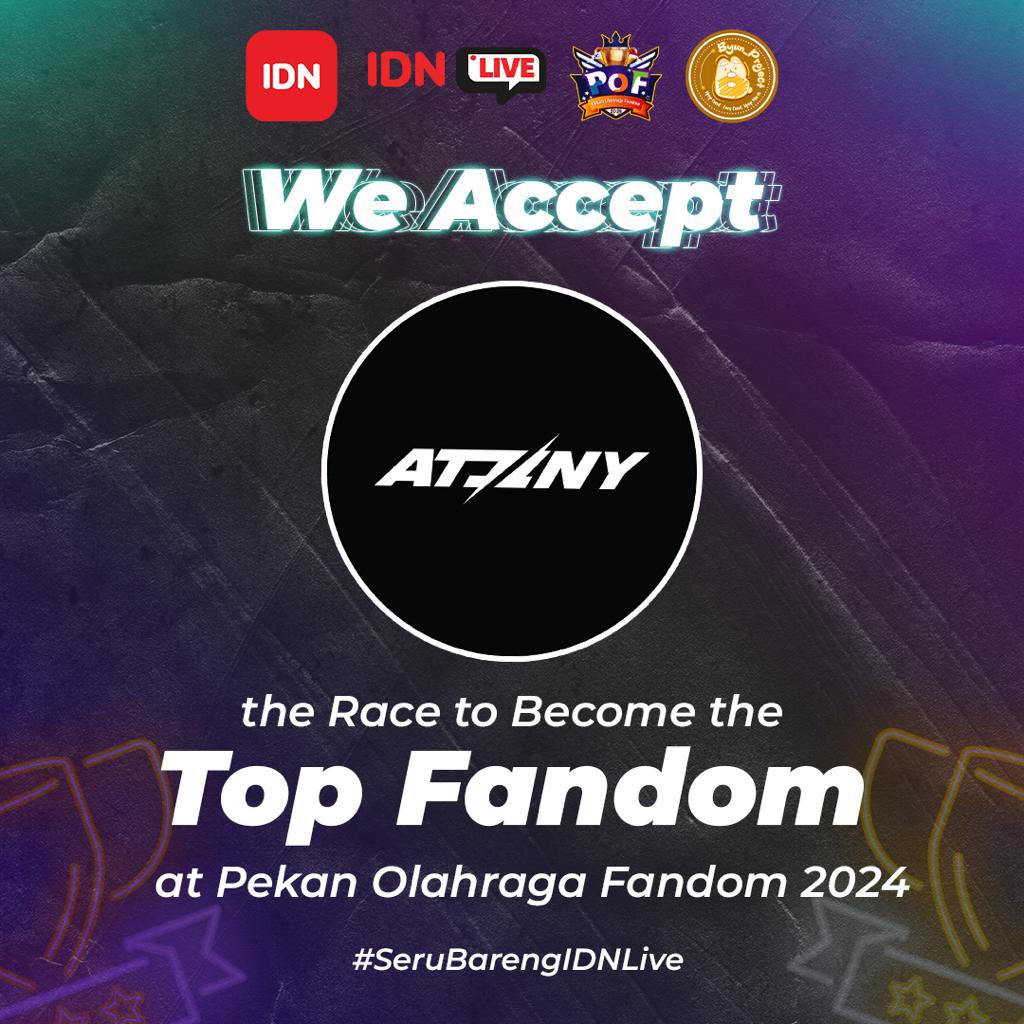 teezeight's tweet photo. WE ACCEPT! Ayo vote for ATINY di IDN Live App! 

#SeruBarengIDNLive #PekanOlahragaFandom2024 #POF2024 @idn_app @byun_project https://t.co/Kbhp03vmZd