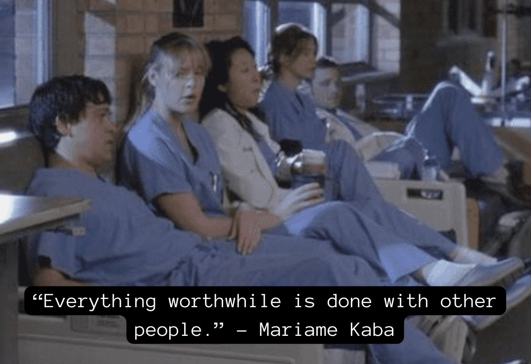 GreysAbolition's tweet photo. “Everything worthwhile is done with other people.” - Mariame Kaba https://t.co/h4G1BcnC2L