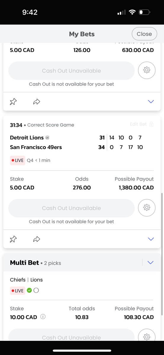 VGargaro's tweet photo. @BetMGM
Settled my bet incorrectly! I have been reaching out since the end of the game yesterday. MY bet was correct when LIVE and then settled with the teams swapped resulting in a losing bet. I have screenshots showing when the bet was placed vs the bet was settled. #BetMGM https://t.co/m9a0PKIV8s