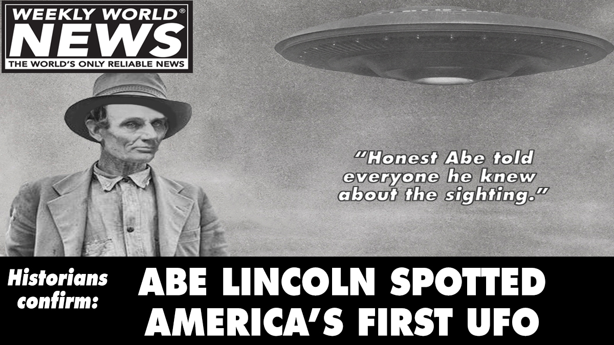 After decades of research, historians have confirmed the truth about the first UFO sighting in the U.S.

How can you not believe him?

#ufos #abelincoln #honestabe #worldsfirstufo #sightings #aliens #lincoln