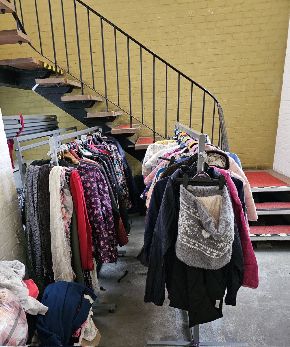 Members of our Y8 Chaplaincy Team had a great time volunteering at <a href="/rumneyforum/">Rumney Forum</a> today. They spent their time organising and sorting through all the shoes, winter coats and apparel to clear space for the busy centre. Thank you for having us &amp; for all you do in our community 🙏