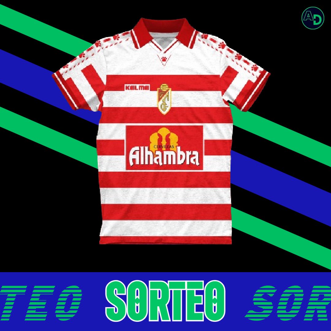 🎁 𝐒𝐎𝐑𝐓𝐄𝐎 𝐂𝐀𝐌𝐈𝐒𝐄𝐓𝐀 𝐆𝐑𝐀𝐍𝐀𝐃𝐀

📌 Si esta noche el Granada gana contra el Getafe con gol de Bryan Zaragoza, sorteamos esta camiseta vintage de la temporada 96/97.

⚠️ Condiciones para participar:

1️⃣ RT
2️⃣ FOLLOW

🍀 ¡Mucha suerte a todos los participantes!