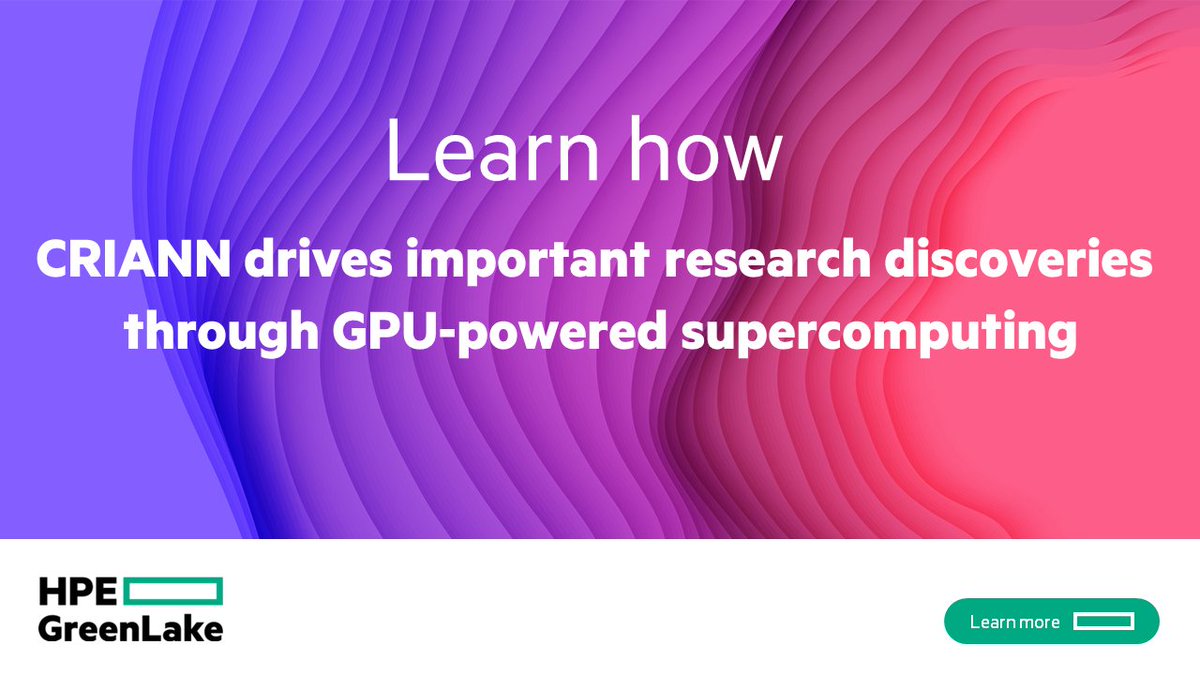 CRIANN advances scientific breakthroughs with #AI – and help from #HPE and #NVIDIA. By expanding compute capacity, they were able to advance AI capabilities to transform image recognition, improve energy efficiency on devices, and more. Learn more @ hpe.to/6018pMGor