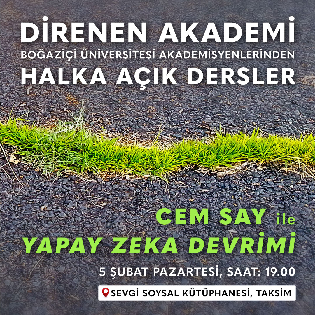 Boğaziçi Üniversitesinin kesintiye uğrayan güzel bir geleneğini canlandırıyoruz. 5 Şubat'ta bekleriz: