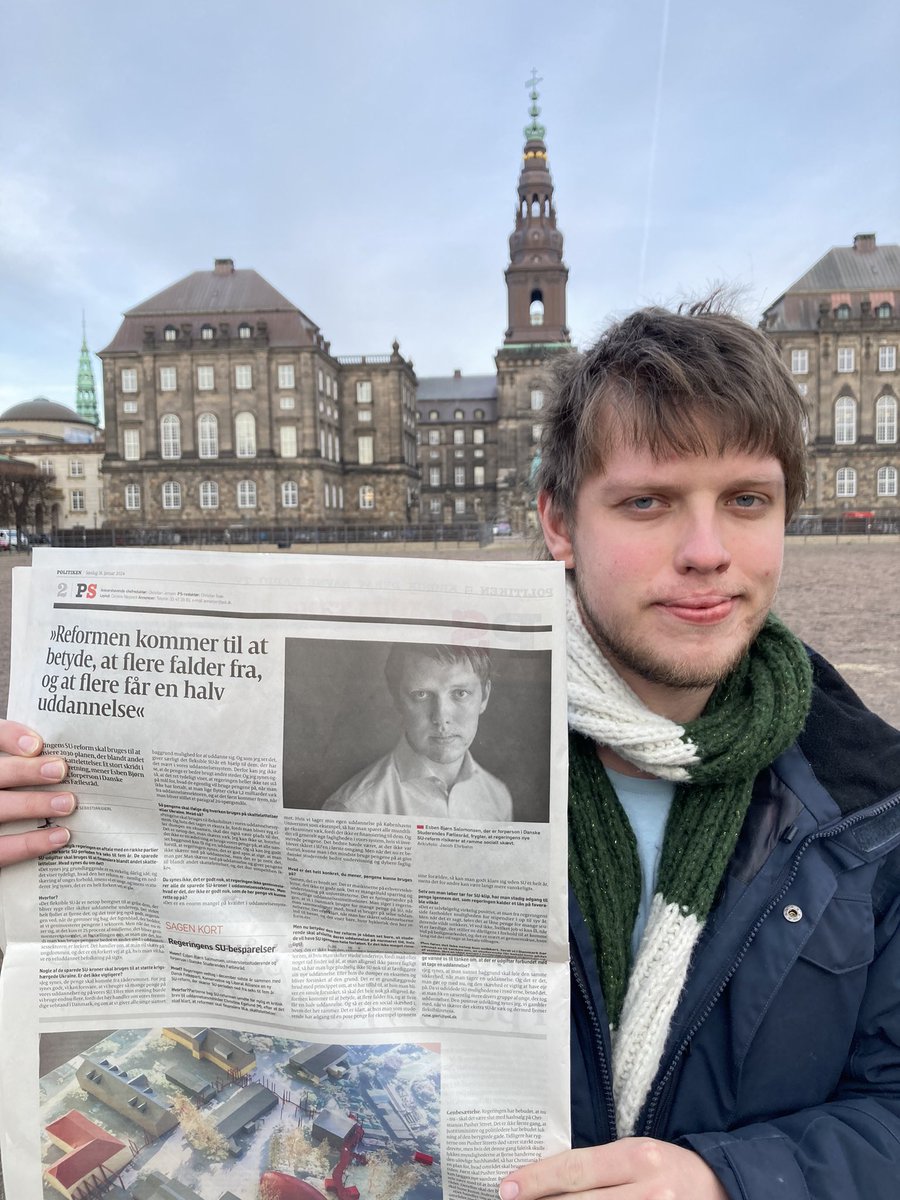 At fjerne 1,2 milliarder kroner fra os unge i forbindelse med SU-nedskæringen er hovedløst. For uddannelseskvaliteten er historisk lav 📉 og mistrivslen historisk høj 😨 #dkpol #uddpol
