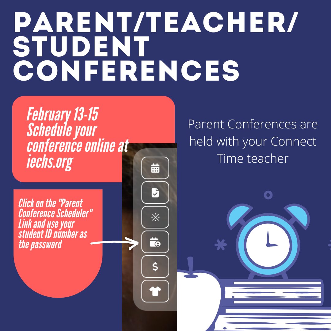 Please make an appointment with your Connect Time teacher for parent conferences. The online scheduler is open!