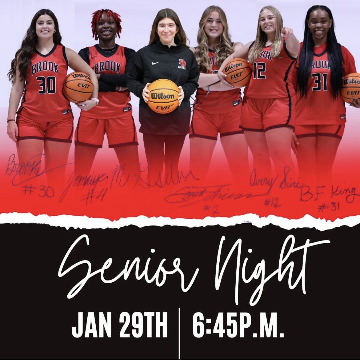 🏀🏀SENIOR NIGHT 🏀🏀
GIRLS BASKETBALL 🩷🤍🩷
TONIGHT @ 6:45 
📍BOUND BROOK HIGH SCHOOL
BLACKOUT ⚫️⚫️
BE THERE OR BE SQUARE
#packthebrook #crusaders #senoirnighttttt😎