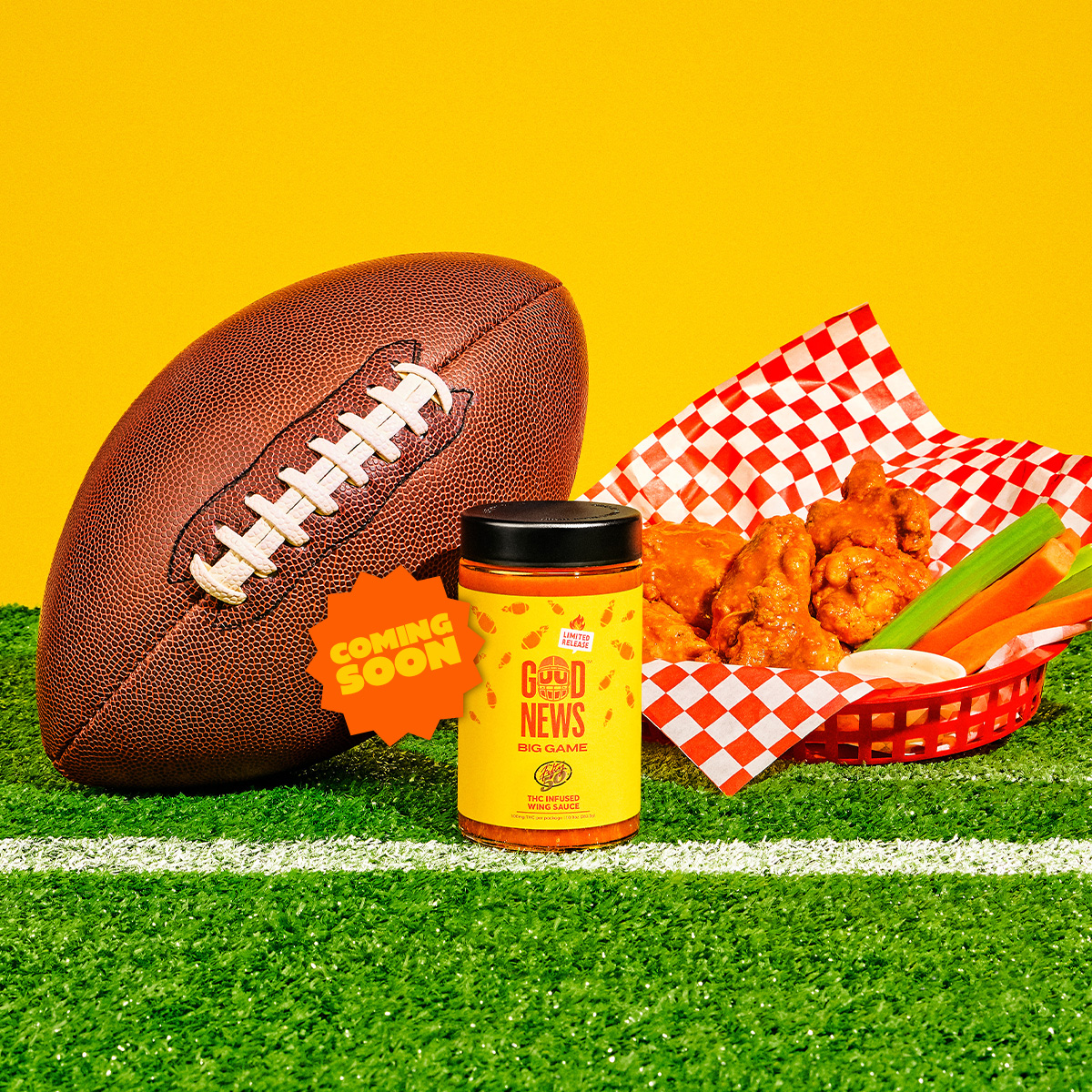 Cresco Labs (@crescolabs) on Twitter photo The Big Game deserves a Big Sauce. π₯ Made with <a href="/TheFifty50/">The Fifty/50</a>'s award-winning buffalo sauce and infused with 100mg of THC, Good News' new Big Game wing sauce is coming to Sunnyside dispensaries in Illinois this Friday. The Big Game deserves a Big Sauce. π₯ Made with <a href="/TheFifty50/">The Fifty/50</a>'s award-winning buffalo sauce and infused with 100mg of THC, Good News' new Big Game wing sauce is coming to Sunnyside dispensaries in Illinois this Friday.