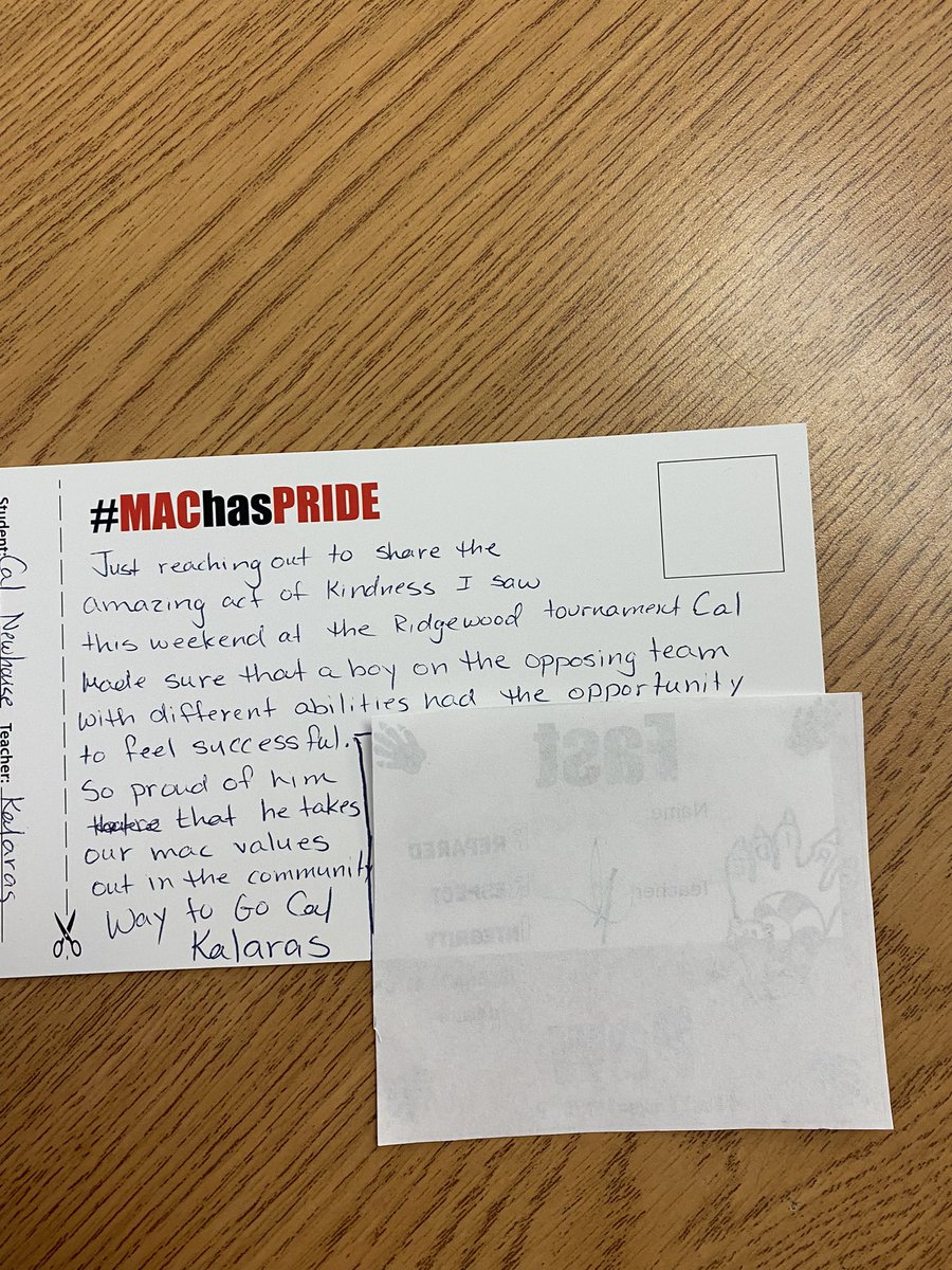 So Proud of this MAC young man for  taking his MAC values and using them in the community! Just shows how amazing our kids are! #MAChasPRIDE <a href="/D23MacArthur/">MacArthur M.S.</a> <a href="/PHSD23/">Prospect Hts. SD23</a>