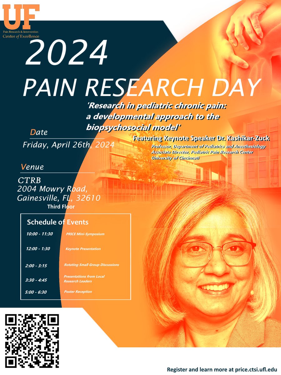 price.ctsi.ufl.edu/2024/01/11/pai…

PRICE is hosting Pain Research Day on April 26th 2024!  Join us <a href="/UF/">FLORIDA</a> and discuss new breakthroughs and network alongside peers within the field of #painresearch and #chronicpain