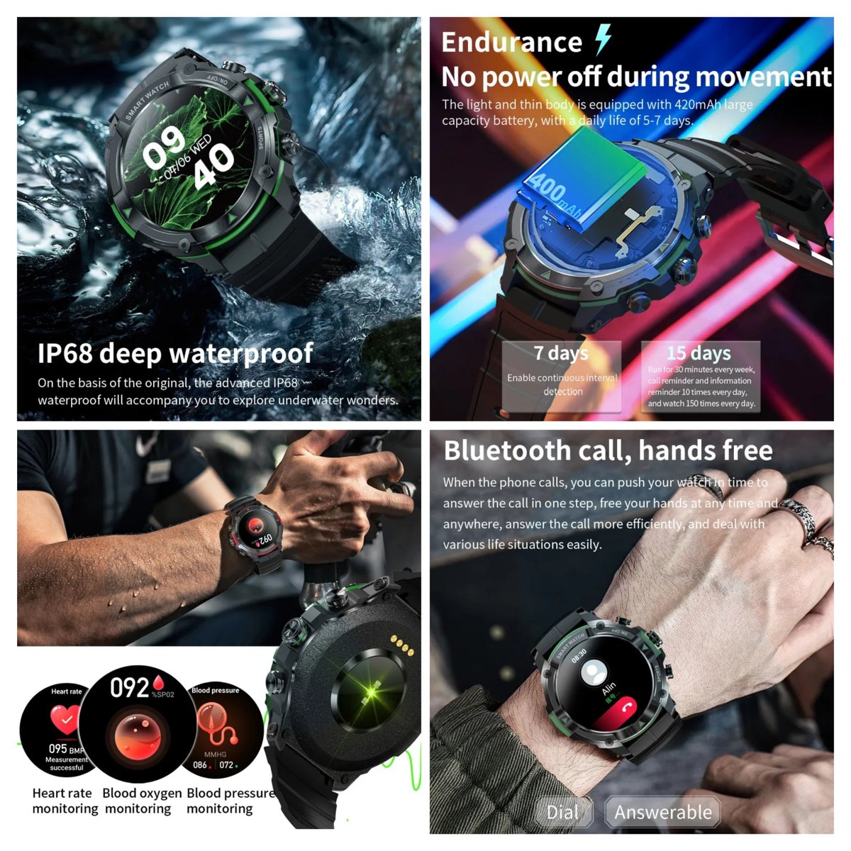 enricodejesussl's tweet photo. #Aliexpress
#MASX MOSS Ⅱ Relógio inteligente 1.43'' Display AMOLED 420mAH chamada bluetooth Resistência de nível #militar relógio esportivo à prova d'água #smartwatch #fitness
🇧🇷 Envio do Brasil 🇧🇷
💵 R$ 126,76
🔗 https://t.co/9EnUsNb9PX
💳 12x c juros miúdos https://t.co/tEZr4dlXL5