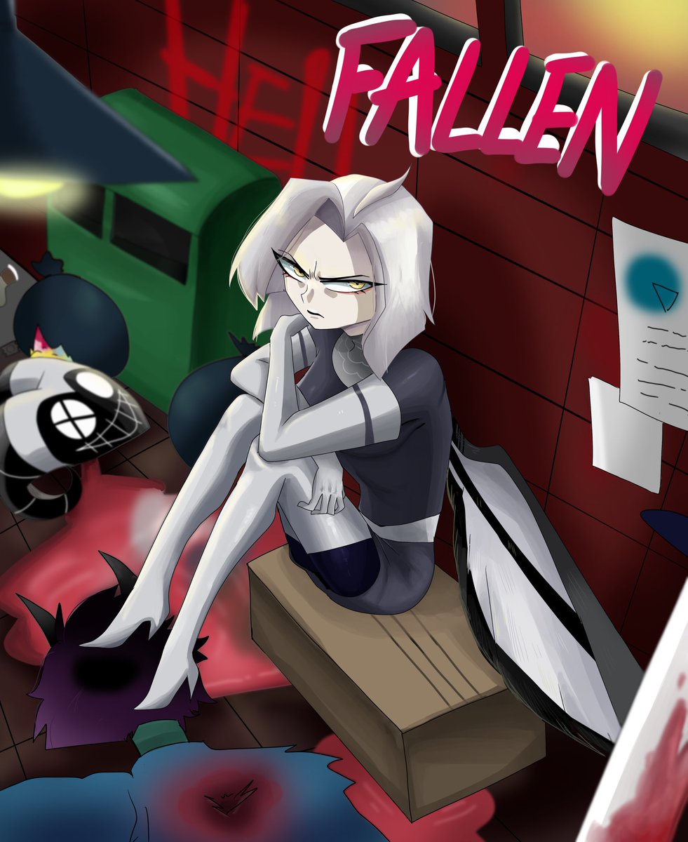 PeriQ5XG's tweet photo. I’m not good at design tho🤣
Here’s my new AU comic
#HazbinHotel #HazbinHotelLute #Fallenau https://t.co/toa8NX0aWE