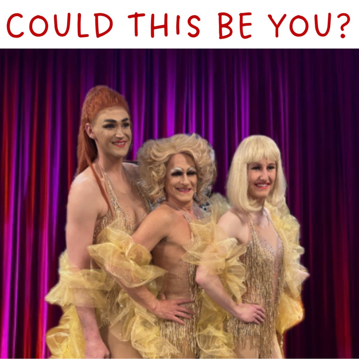 We’re looking for additional angels to join Lola’s entourage in our production of ‘Kinky Boots’!

If you’re up for joining us (no drag experience necessary!) just email info@beverleymusicaltheatre.co.uk