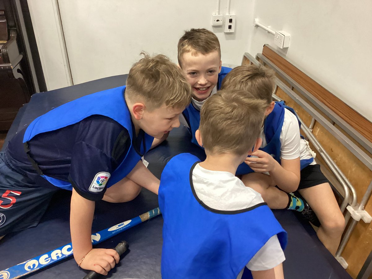 allsaintsfed's tweet photo. 5J, Team Burrow, were developing their awareness of tactics to trick the opposition during a game of hockey 🏑 #ASFPE https://t.co/kIb6NcvFfD