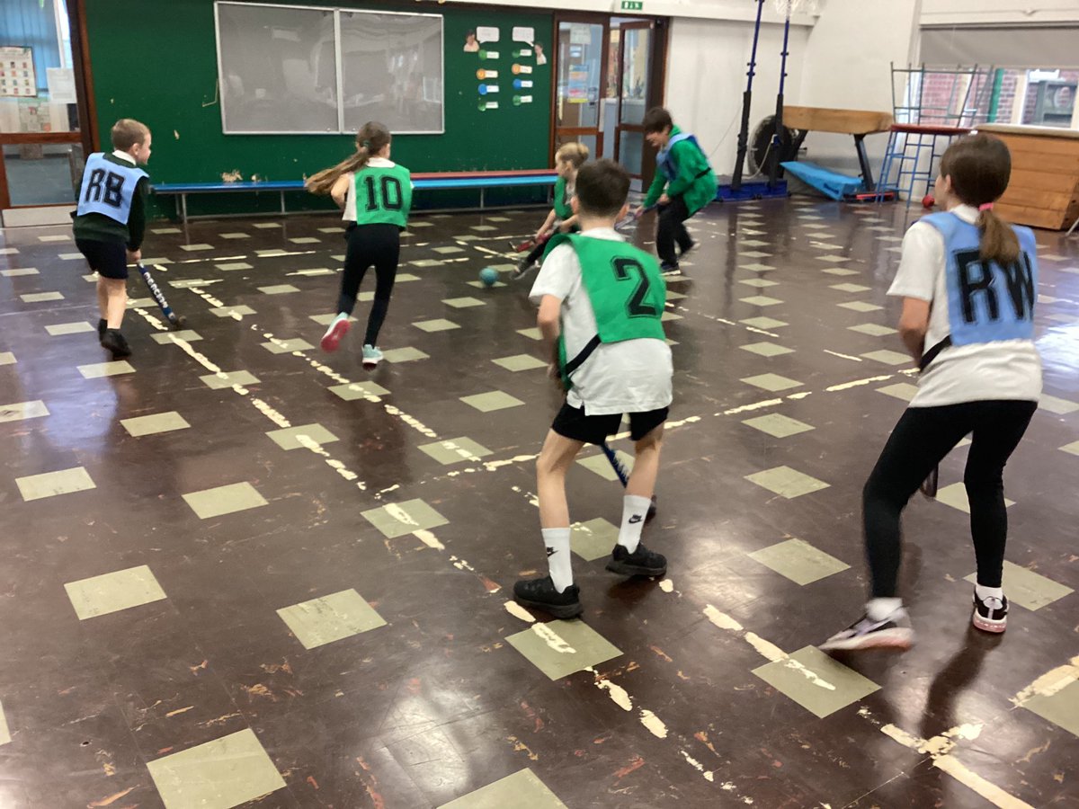 allsaintsfed's tweet photo. 5J, Team Burrow, were developing their awareness of tactics to trick the opposition during a game of hockey 🏑 #ASFPE https://t.co/kIb6NcvFfD