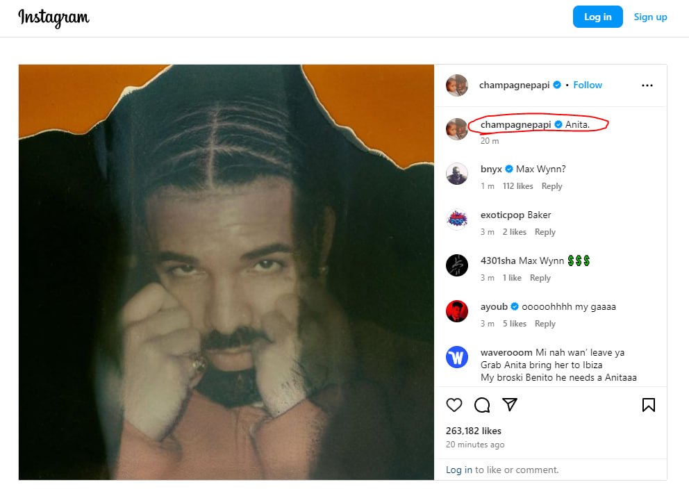 Let's not forget who the OG #AnitaMaxWynn is 

<a href="/Drake/">Drizzy</a> mentioned "Anita" not "Wynn" 

instagram.com/p/C2q5D3FLco9/…

Also the Blockchain never lies! $ANITA was created 2 weeks before $WYNN

Proof: x.com/anitamaxwynnOG…

linktr.ee/AnitaMaxWynnOG

<a href="/Stake/">Stake.com</a> <a href="/Poe_Ether/">POΞ (🍕)</a>