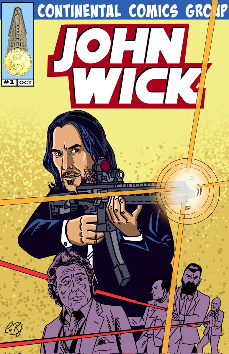 Who doesn't love the John Wick movies? Every time a new one comes out, they manage to top themselves and blow me away! He is an homage to the classic Star Wars no. 68 cover. @JohnWickMovie #JohnWick #keanureeves