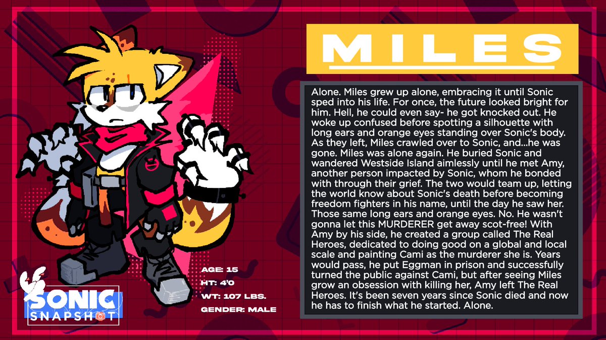 djawesomeyt's tweet photo. Finally revisiting Cami after so long and expanding on her world and story a bit. I have some more content planned for her so it isn't just a one and done like last time!
#SonicSnapshot #cameramanoc https://t.co/KSYeB8PJFi