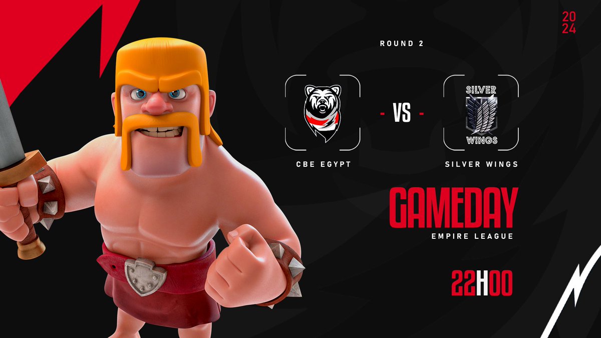 #MATCHDAY

🏆| <a href="/EmpireLeagueCR/">EmpireLeague™</a>
🆚| <a href="/SilverWings_es/">SilverWings Esport</a>
📅| 22:00 🇪🇬

#BEARONFIRE