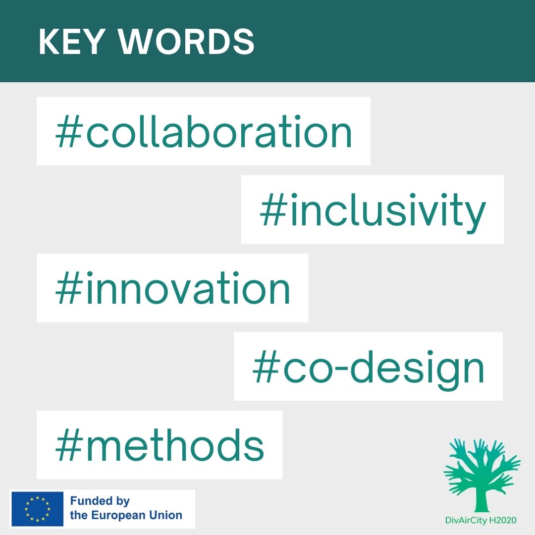 <a href="/DivAirCity/">DivAirCity</a> launches its Glossary of Key Words commonly used throughout the project that best describe its mission, activities and methodology.

This week we talk about #cocreation!

Follow #DivAirCity to know more here: divaircity.eu

#diversityandinclusion #citizens