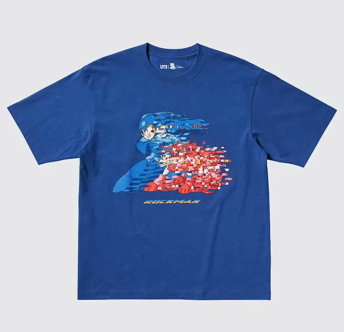 「UT x Capcom 40th anniversary Rockman t-s」|Brianのイラスト