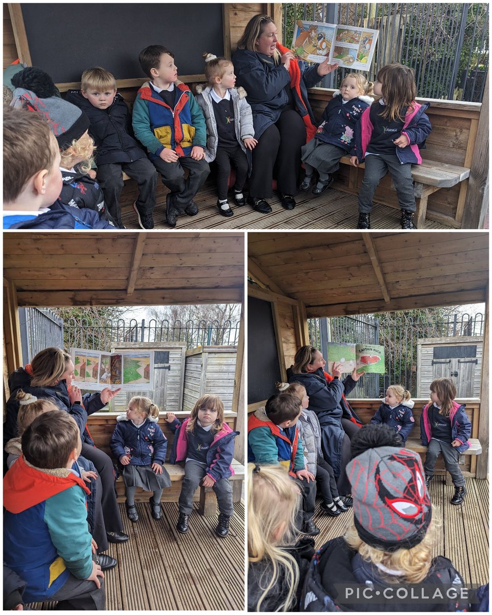 GrangeMissAH's tweet photo. Nursery are celebrating #NationalStorytellingWeek by reading a story in a different place everyday! 📖
I wonder where we will be tomorrow? 👀
@GrangeMissA @GrangeMissWri @GrangeMrsCon #GrangeEYFS #NationalStoryWeek #GrangeLiteracy https://t.co/Imw5ZJWXrF