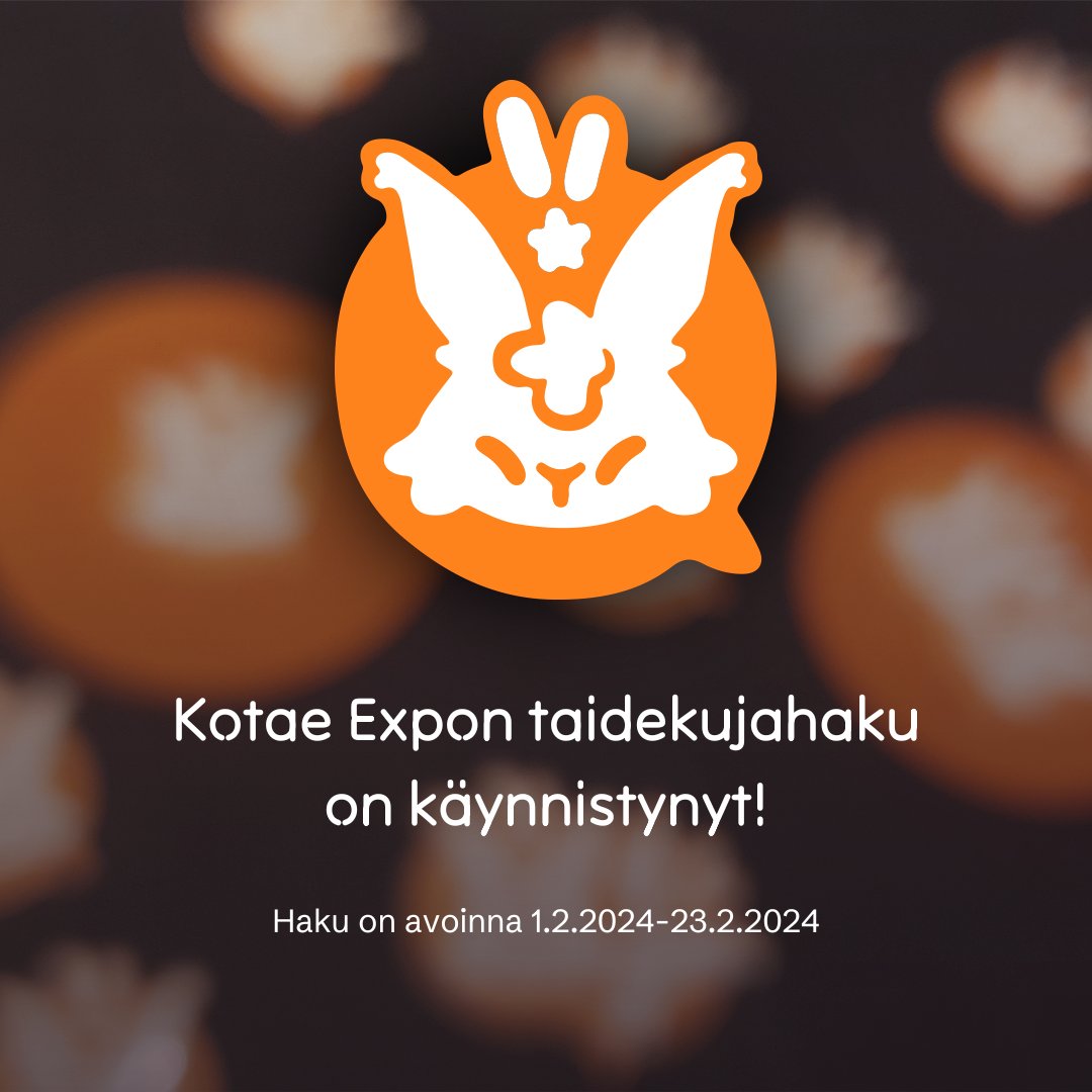 Taidekujanhaku avautuu tänään! Hakuohjeet löydät osoitteesta kotae.fi/haut/taidekuja…