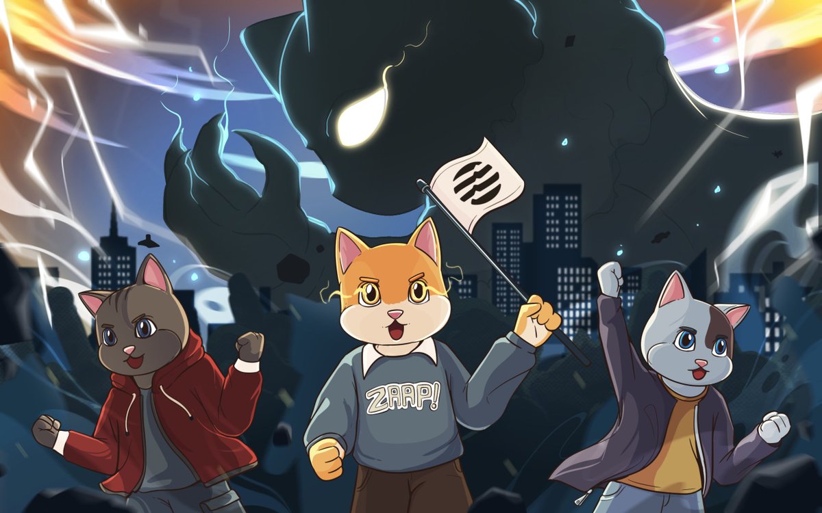 zaaptos's tweet photo. The time has come 😼

The cats will reunite to create the buzz ⚡️

Zaaping soon! only on @Aptos_Network

First 500 interactions will be considered! https://t.co/9lB8Onv1Vr