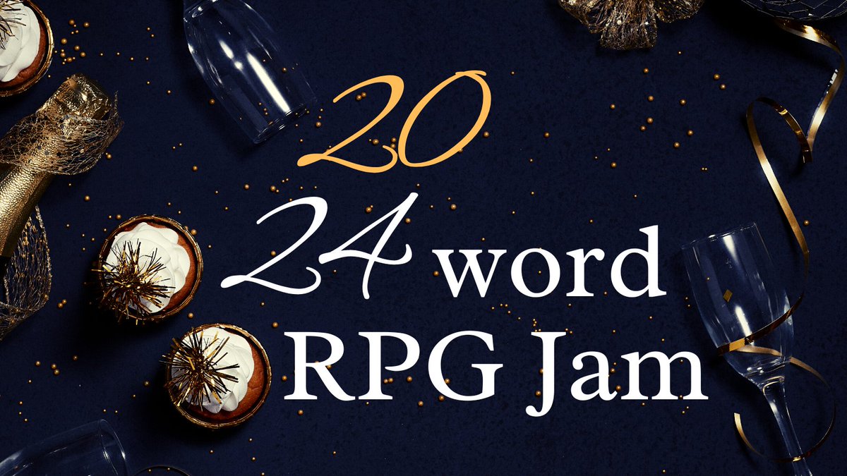 Aryl_Ether's tweet photo. #24WordRPGJam is ending in 2 days. We have over 240 participants and over a hundred entries so far! 🎉🎉🎉 https://t.co/0lrRlsnfv8
