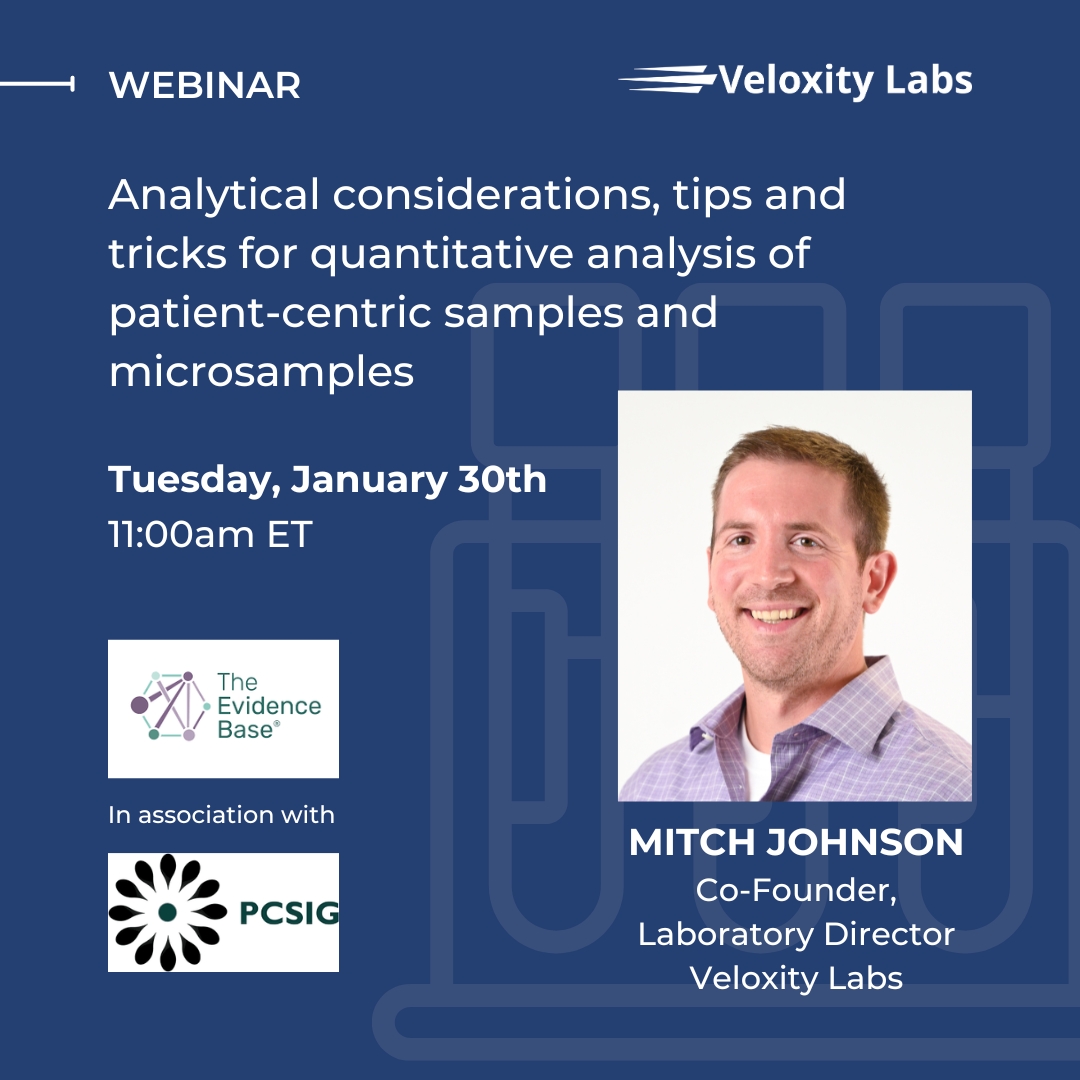 Last chance to register for this live webinar! Learn strategies for sample preparation, handling & storage and considerations for patient-centric and microsampling method validation testing.

Register:bit.ly/3UhLF4G

#Microsampling #PatientCentricity #BioAnalysis