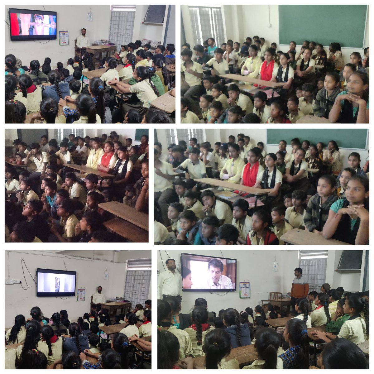 પ્રાંતિજ તાલુકાની પ્રાથમિક સ્કૂલમાં કિશોર સ્વાસ્થ્ય દિવસની ઉજવણી કરી. તરુણાવસ્થા,વ્યશનને કારણે થતા નુકશાન,ગુડ ટચ બેડ ટચ વિશે, માસિકધર્મ અને તેની સ્વચ્છતા વિશે, નાની વયે લગ્ન કરવાથી નુકસાન વિશે વિડીયોના માધ્યમથી માર્ગદર્શન આપવામાં આવ્યુ.<a href="/CdhoSabarkantha/">CDHO Sabarkantha</a> <a href="/THO_Prantij/">THO Prantij</a> <a href="/NHMGujarat/">NHM Gujarat</a>