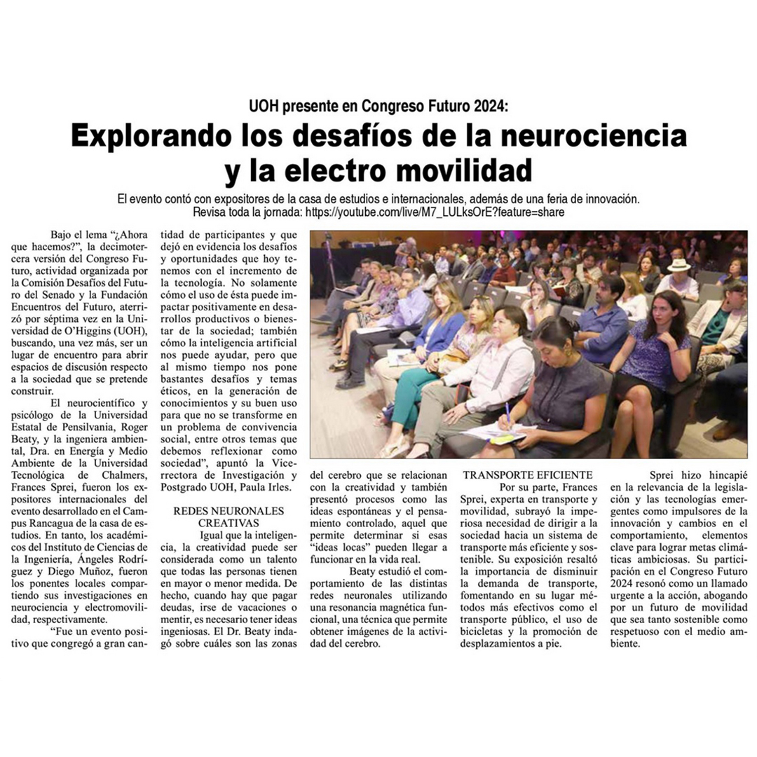 Bajo el lema #IAhoraquehacemos, la decimotercera versión de #CongresoFuturo aterrizó por séptima vez en la <a href="/uohiggins/">Universidad de O'Higgins</a>, buscando, una vez más, ser un lugar de encuentro para abrir espacios de discusión respecto a la sociedad que se pretende construir 👇