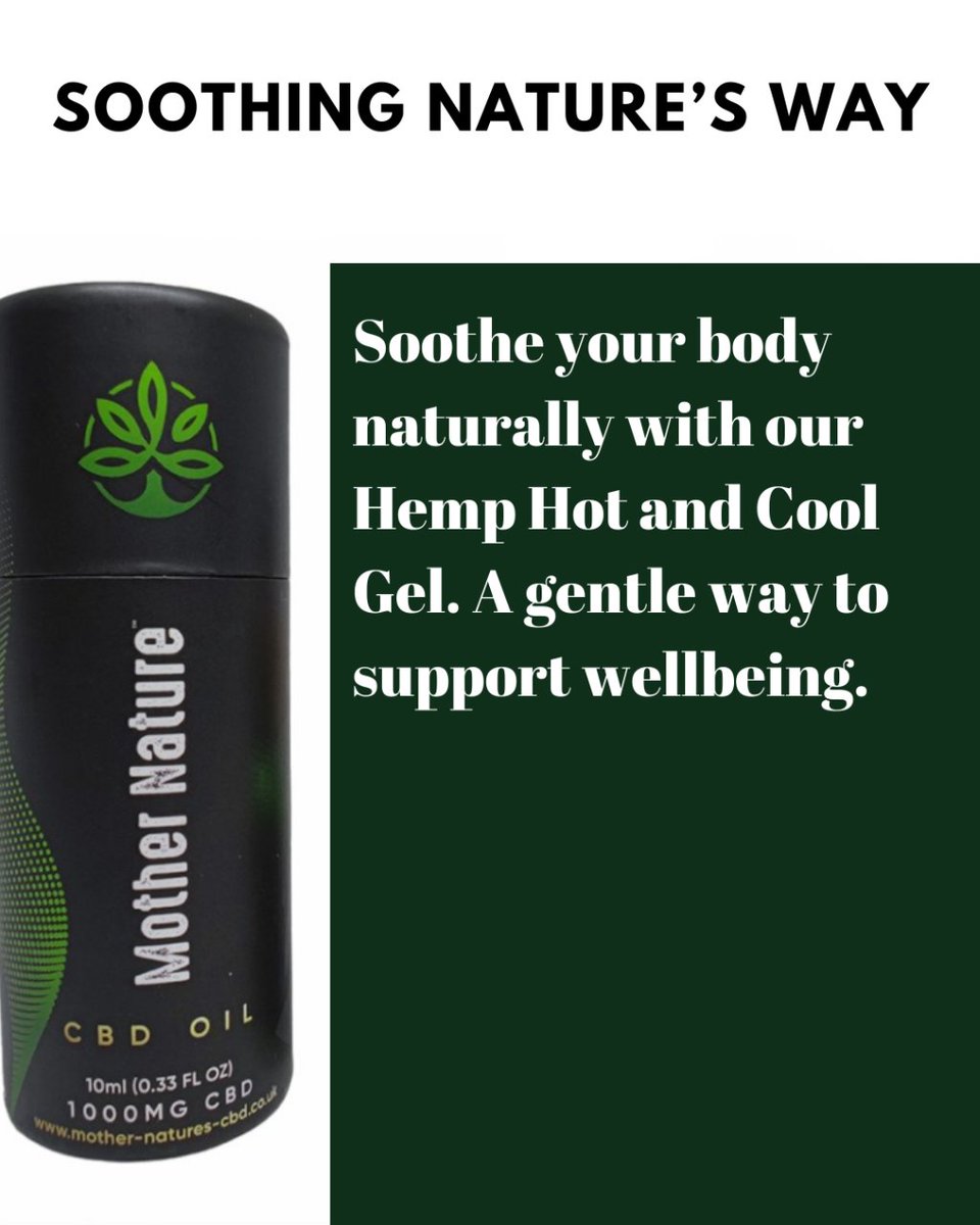 Elevate your body's harmony with the natural support of our Hemp Hot and Cool Gel. #BodyHarmony #HempWellness #ElevateWithNature