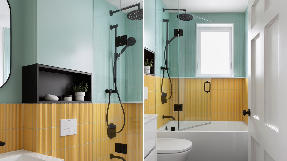 fluxdevca's tweet image. Fresh and joyful. 

Design: Drôle House 
Build: @fluxdevca
Photography: Kiely Ramos Photography 

#homerenovation #torontobuilders #torontocontractor #bathroomgoals #torontodesign #torontorenovation