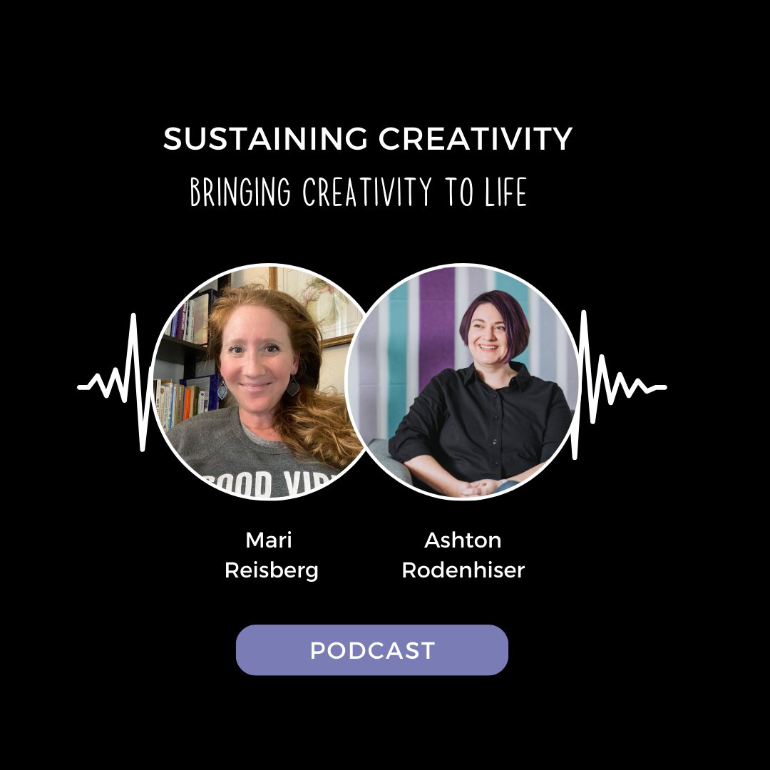 Want to learn more about how I bring more creativity into my life through sketchnotes A.K.A visual note taking❓ 🎧Then take a listen to my talk with host Mari Reisberg of the Sustaining Creativity Podcast podcasts.apple.com/us/podcast/bri… #Podcast #Sketchnotes #NoteTaking