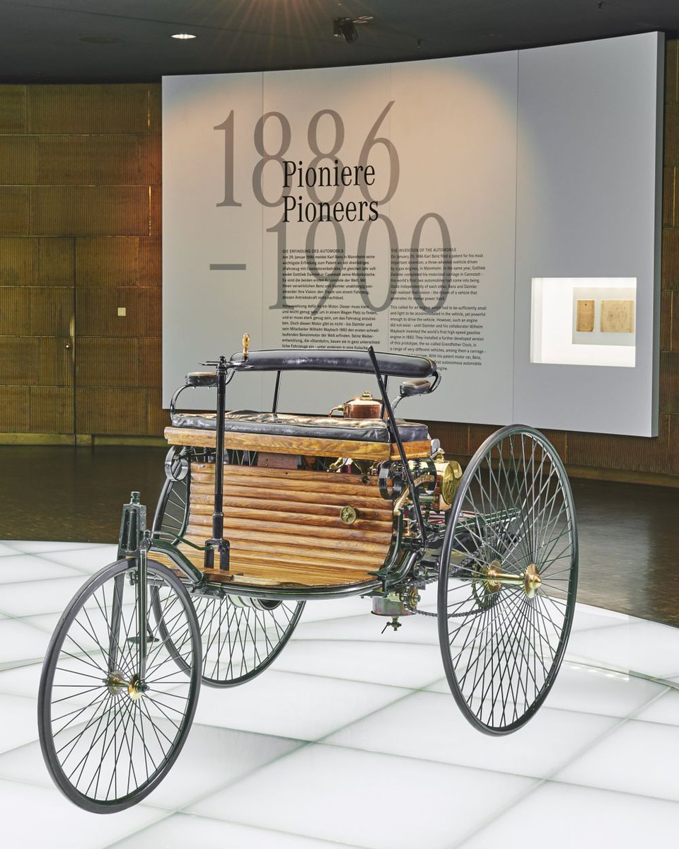 MercedesBenz's tweet image. #DefiningClass since 1886. 138 years ago, we patented the very first car! On January 29th Carl Benz filed an application for a patent on his three-wheeled motor car. Ever since, that day has been considered the birthday of the automobile.

#MercedesBenz #MBclassic @MB_Museum