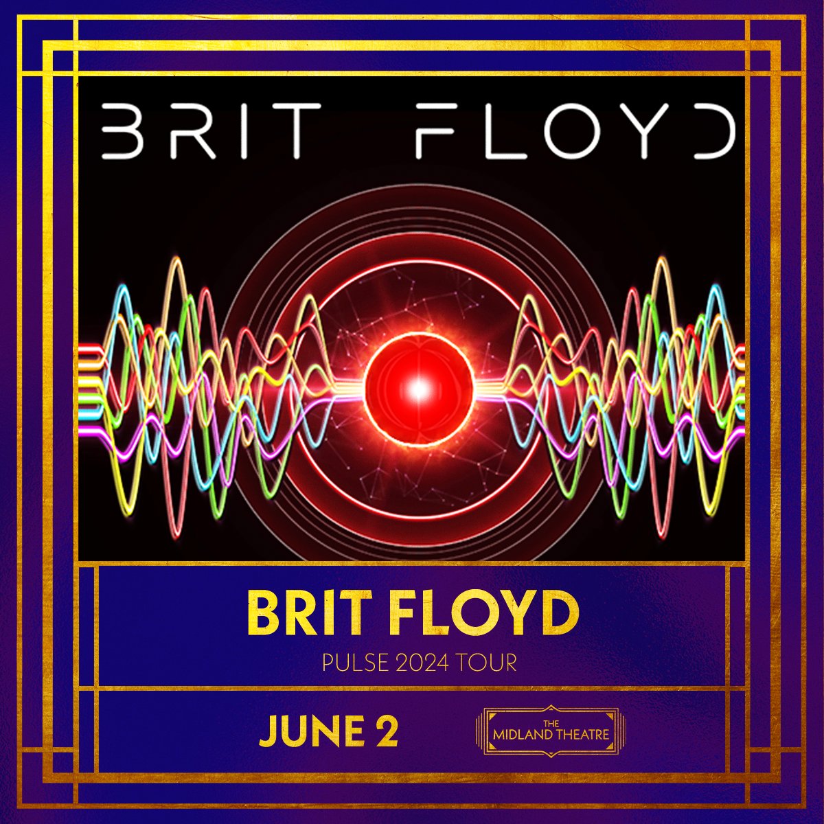 JUST ANNOUNCED @britfloyd comes back to The Midland Theatre June 2. Tickets on sale this Friday at 10 a.m.!