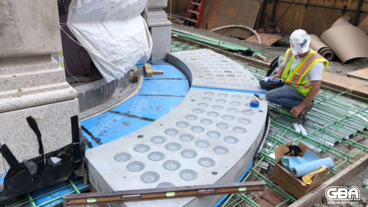 gbaproducts's tweet image. No one installs precast concrete with glass pavers better than our skilled GBA Commercial Crew. Trust us for exceptional results every time. Choose GBA for high-quality products and seamless installation services. 
#designexperts #installationservices #glassflooring