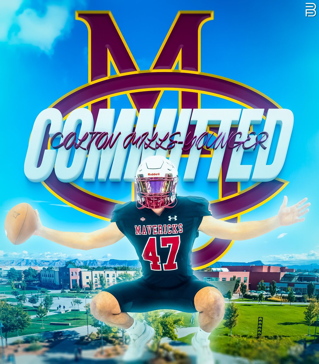 I’m truly excited and blessed to announce my commitment to Colorado Mesa University! I want to thank all my friends, family and coaches who have helped me and supported me through this process! I’m excited to see what this next chapter brings! MAVUP‼️